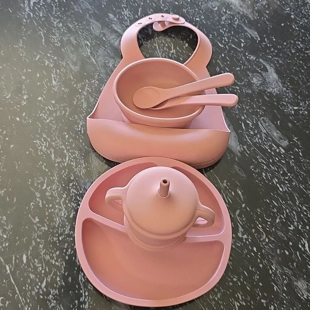 BRAND NEW SILICONE BABY FEEDING SET G1 - Picture 5 of 11